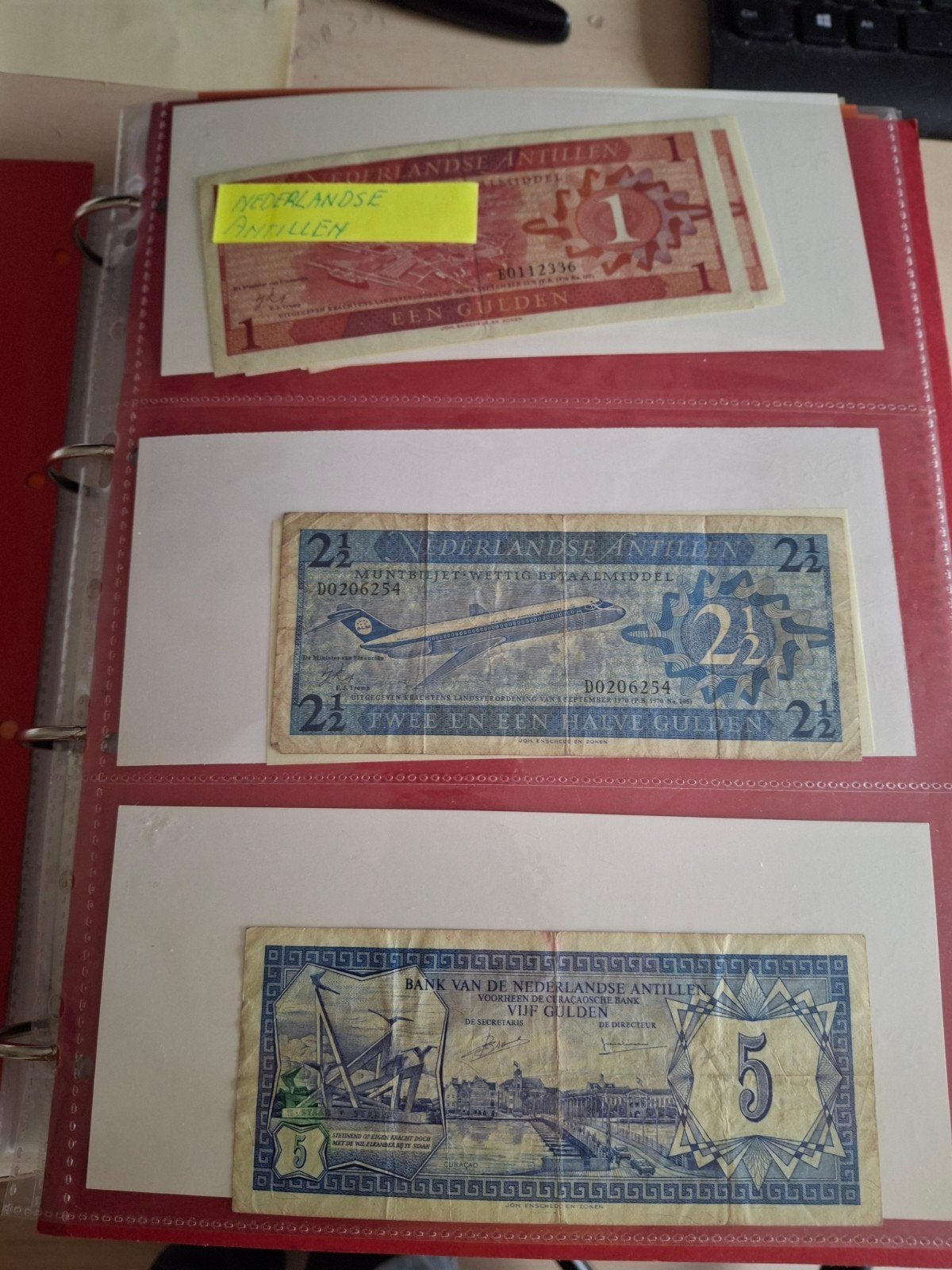 5 biljetten uit de Nederlandse Antillen, Ophalen of Verzenden, Setje