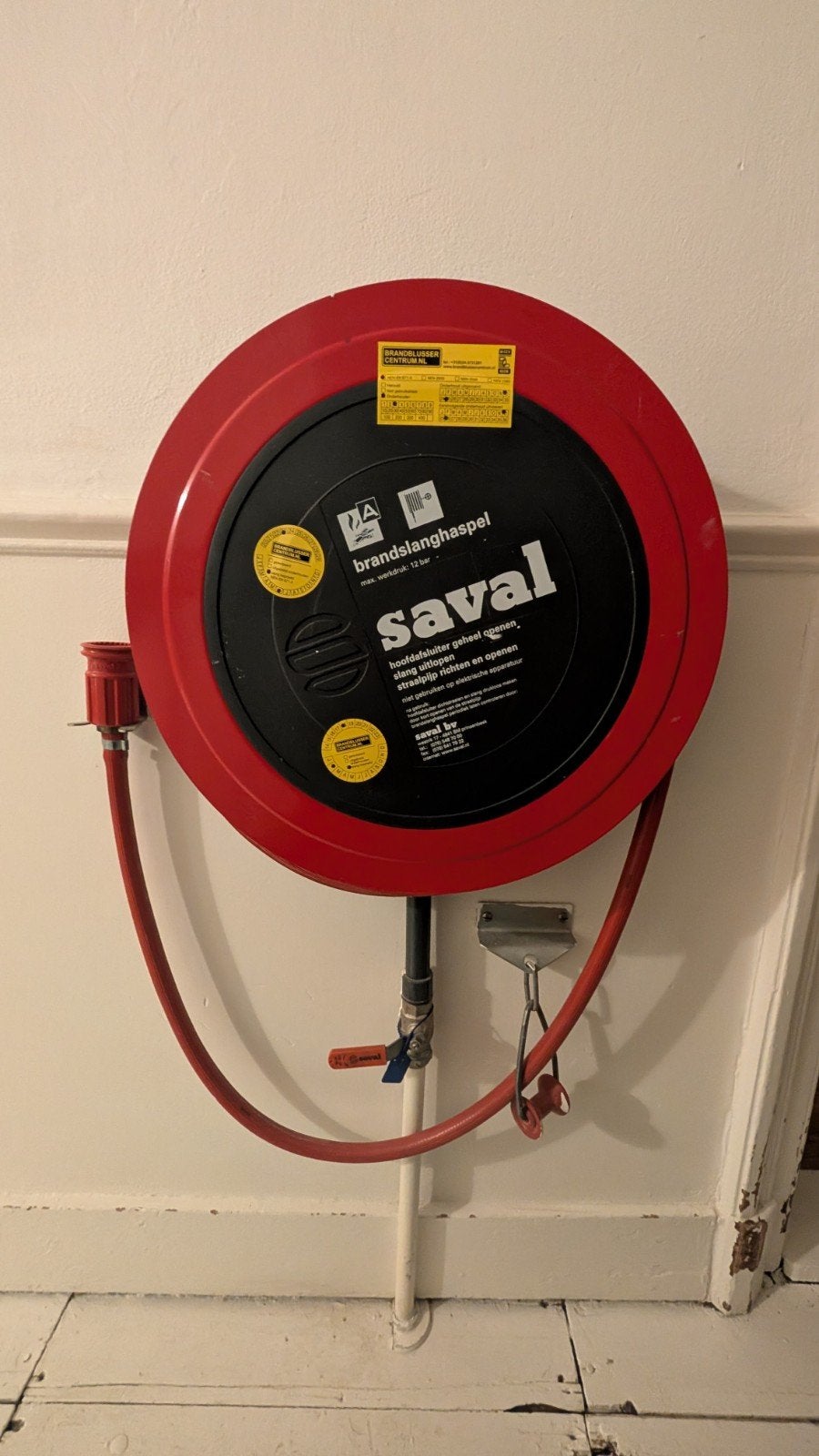 Saval brandslanghaspel - gekeurd en onderhouden, Ophalen, Zo goed als nieuw