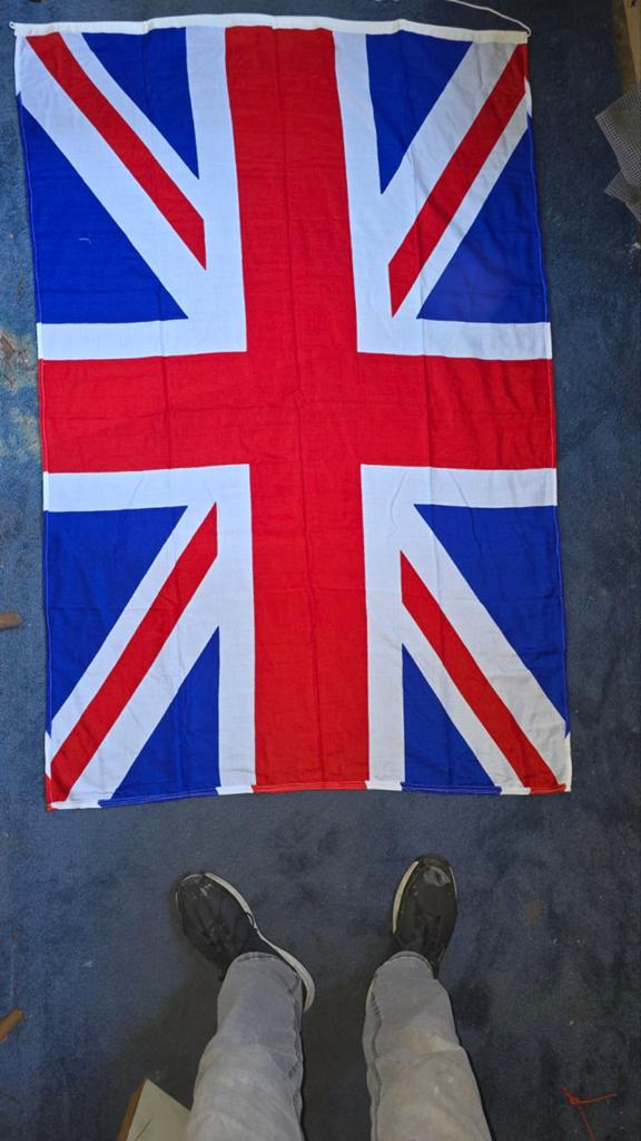 40 Engelse vlaggen100x150 cm., Ophalen of Verzenden
