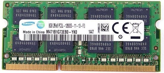 Samsung M471B1G73EB0-YK0 8GB DDR3-1600 SODIMM PC3L-12800S
