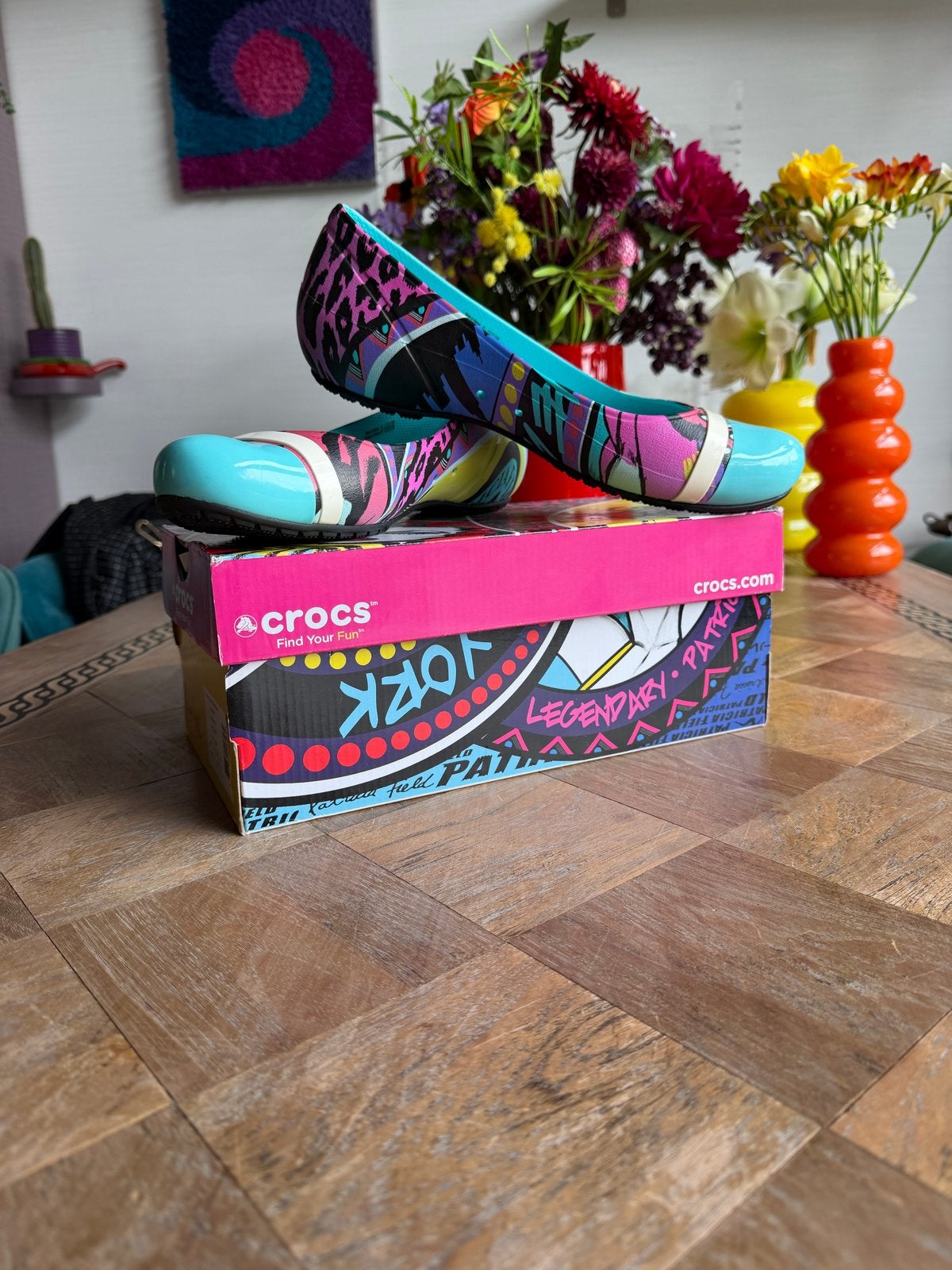 Crocs x Patricia Field flats maat 42/43, Ophalen of Verzenden, Nieuw, Overige kleuren, Ballerina's
