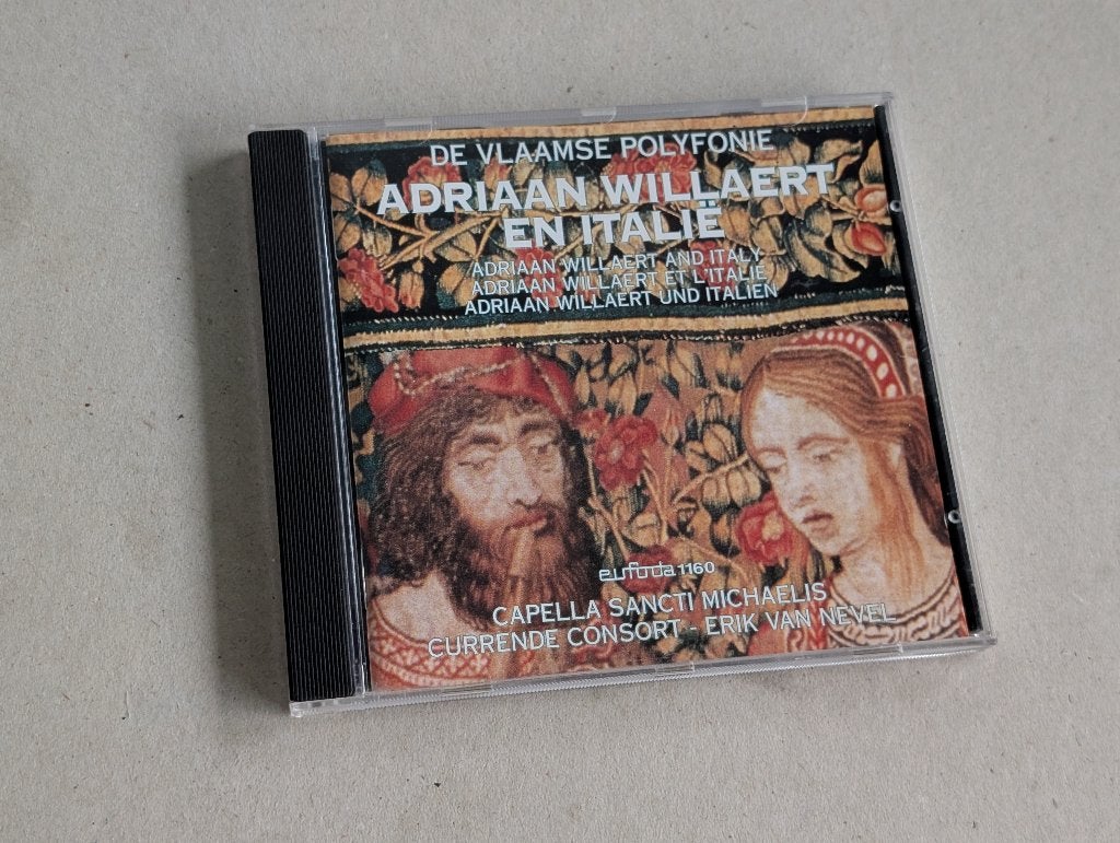 De Vlaamse Polyfonie: Adriaan Willaert en Italie (CD), Ophalen of Verzenden, Zo goed als nieuw, Album, Kamermuziek