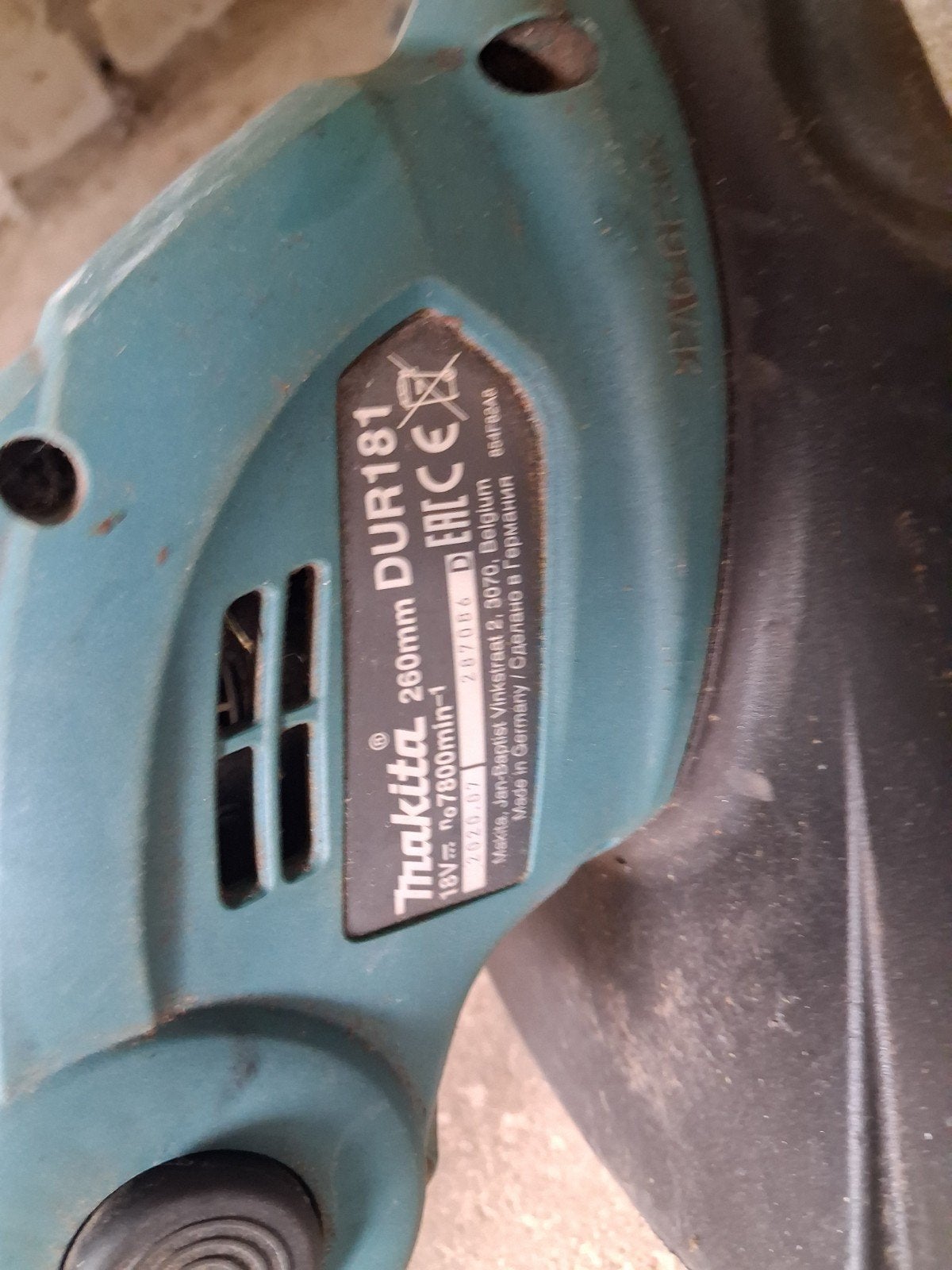 Makita DUR181 Accu Bosmaaier Body - 260mm Maaibreedte, Ophalen of Verzenden, Accu