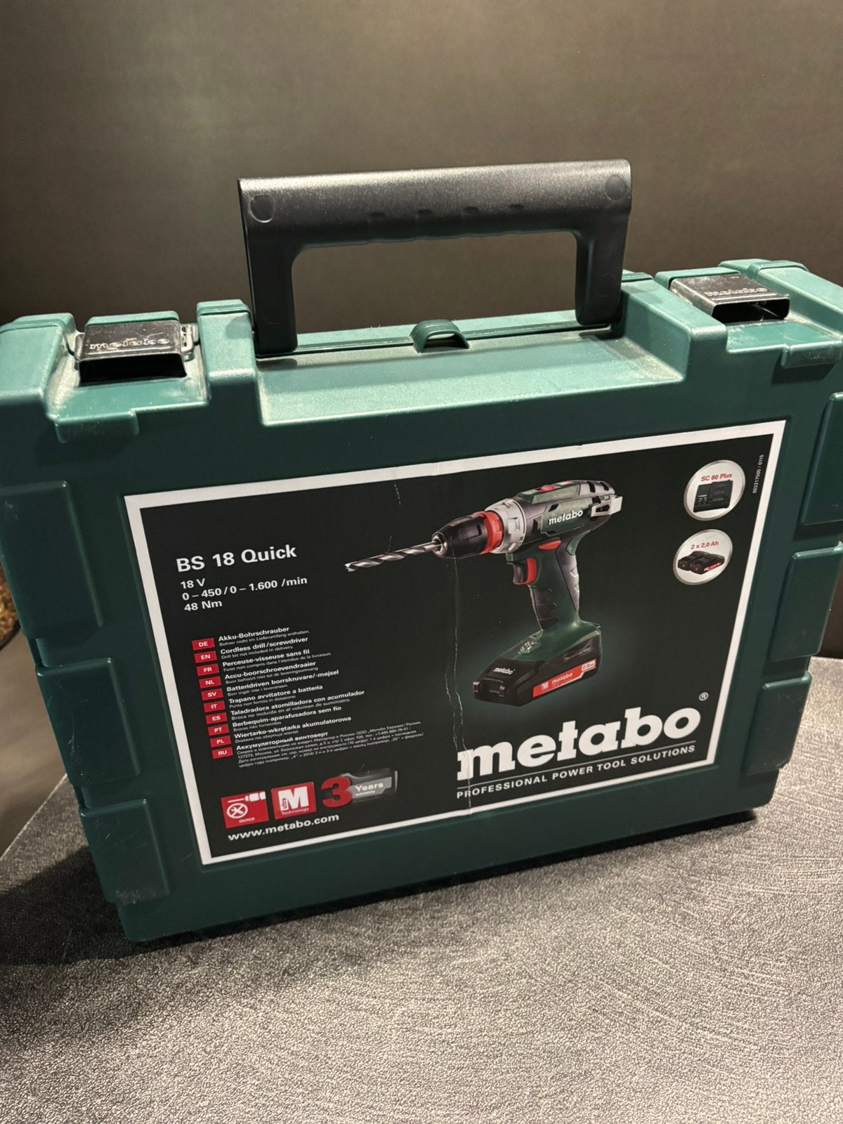 Foto 11 van ZGAN METABO ACCUBOORMACHINE BS 18 QUICK/2goede accu’s/lader