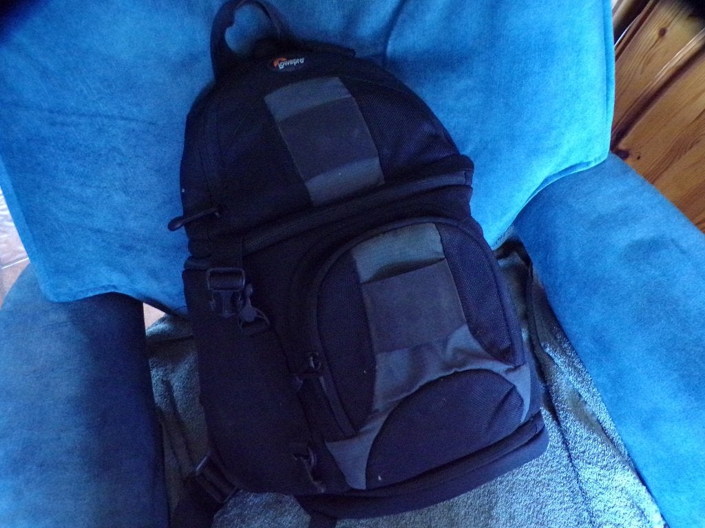 Lowepro camera rugtas, Zijvakken, Ophalen of Verzenden, Zwart, Schoudertas