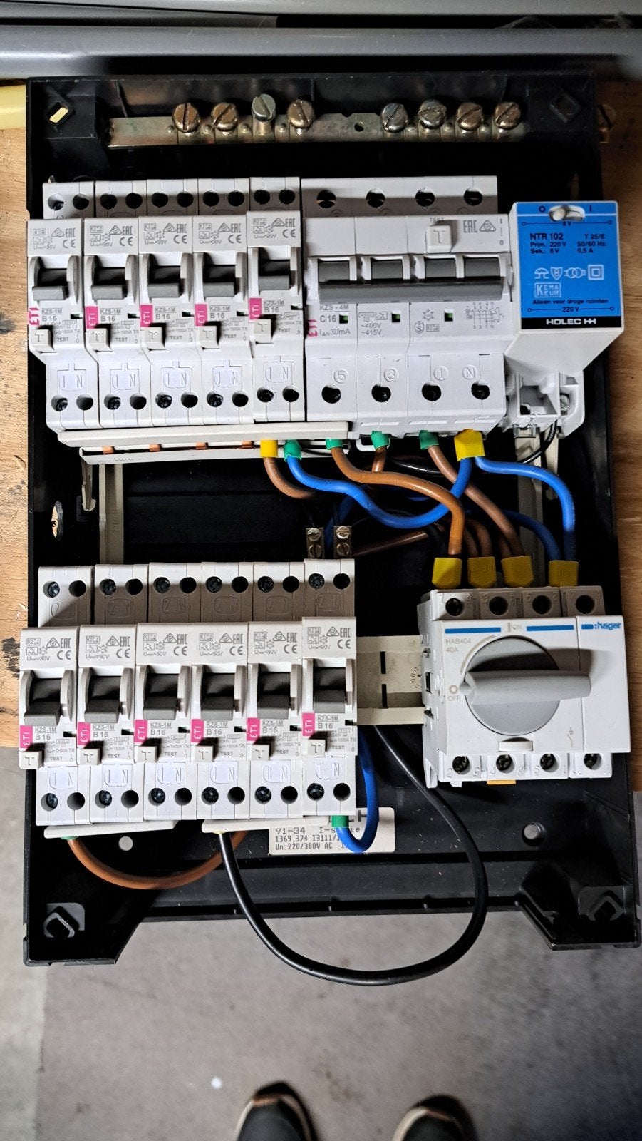 3 fase groepenkast aardlekautomaten, Doe-het-zelf en Verbouw, Elektra en Kabels, Ophalen of Verzenden, Zo goed als nieuw, Overige merken