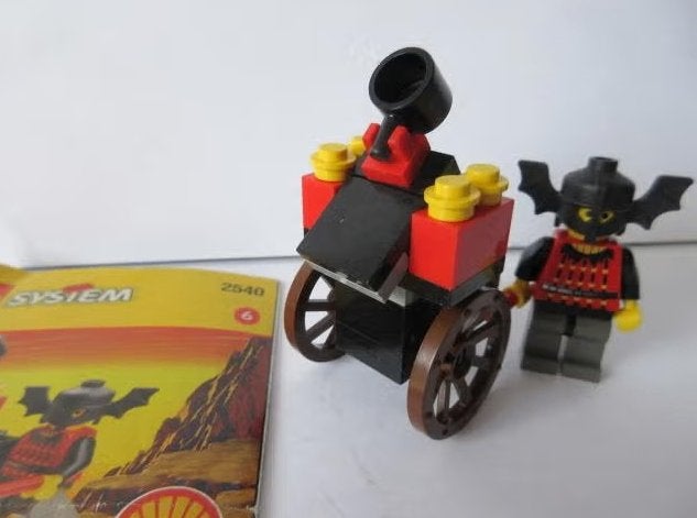 2540 Kasteelsetje, Fright Knights Catapult Cart, Castle, Kinderen en Baby's, Ophalen of Verzenden, Zo goed als nieuw, Complete set