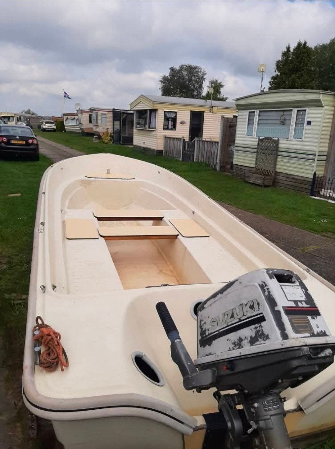 Rana 15 Vissersboot met 6 pk Suzuki buitenboordmotor, Watersport en Boten, Ophalen, Gebruikt, Overige typen