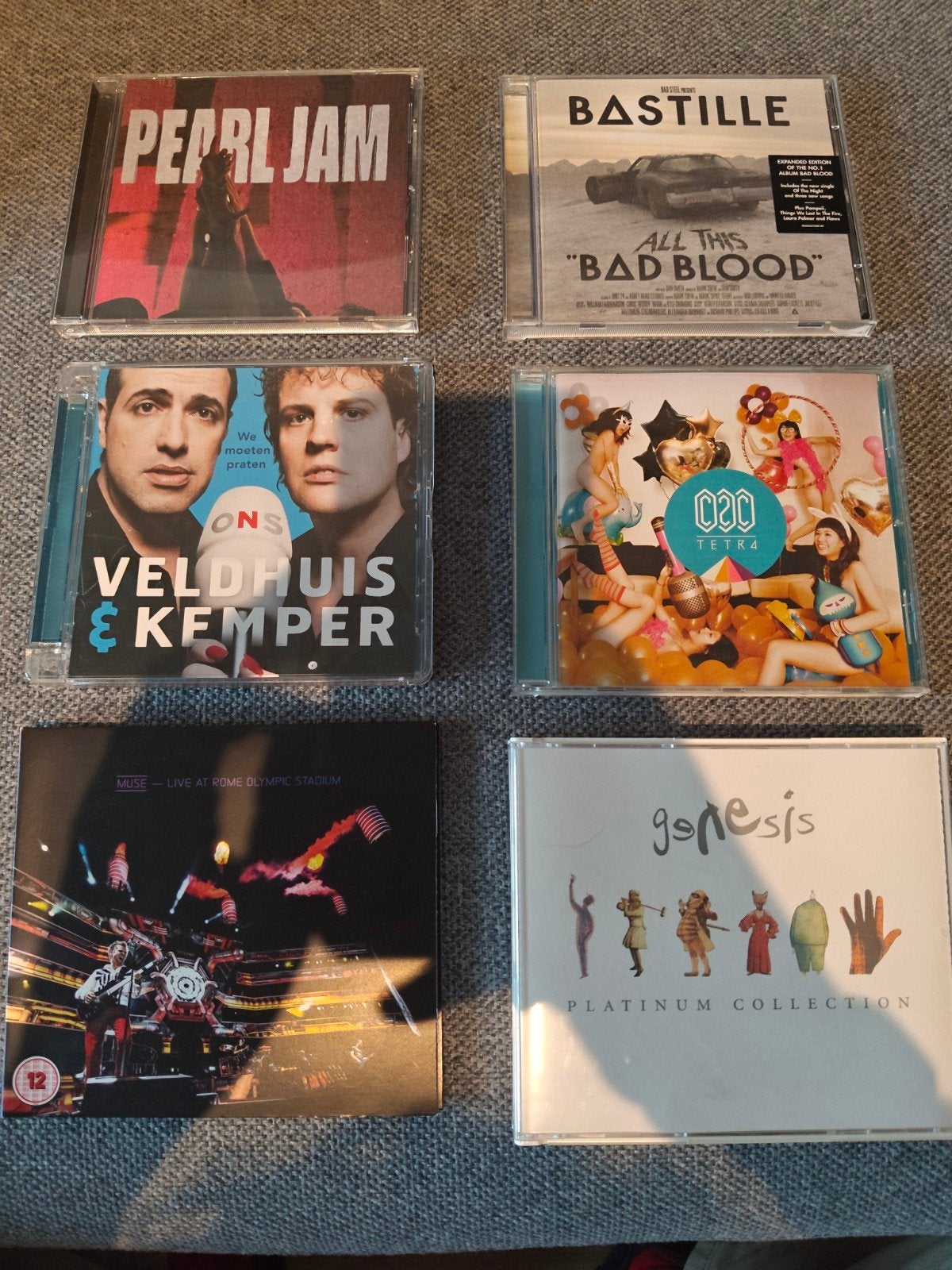 Diverse CD's: Pearl Jam, Bastille, Genesis, Veldhuis &, Ophalen of Verzenden, Gebruikt, Pop, Album