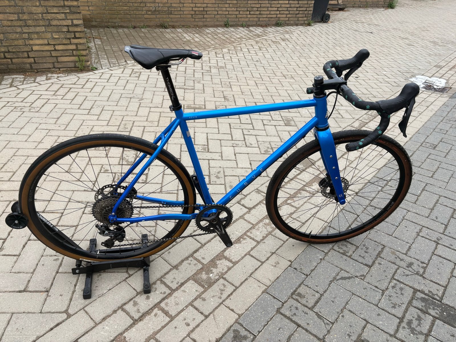Curve cycles Kevin of steel, Fietsen en Brommers, Fietsen | Racefietsen, Heren, Aluminium, Zo goed als nieuw, Schijfrem