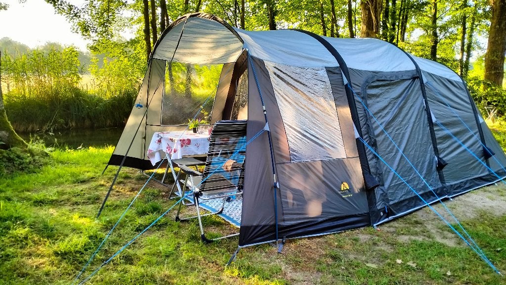 Safarica Indian Hills 310 AirTent 4 persoons, Ophalen, Zo goed als nieuw, Tot en met 4
