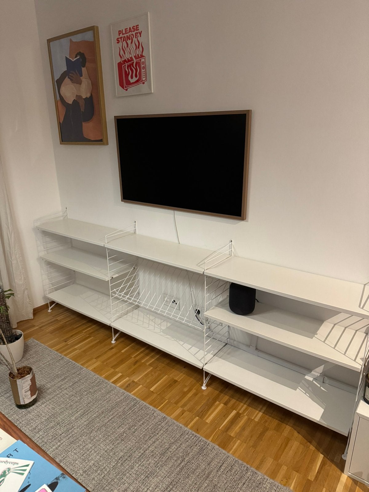 String Furniture Shelf with magazine rack, Ophalen, Overige materialen, Zo goed als nieuw, 200 cm of meer