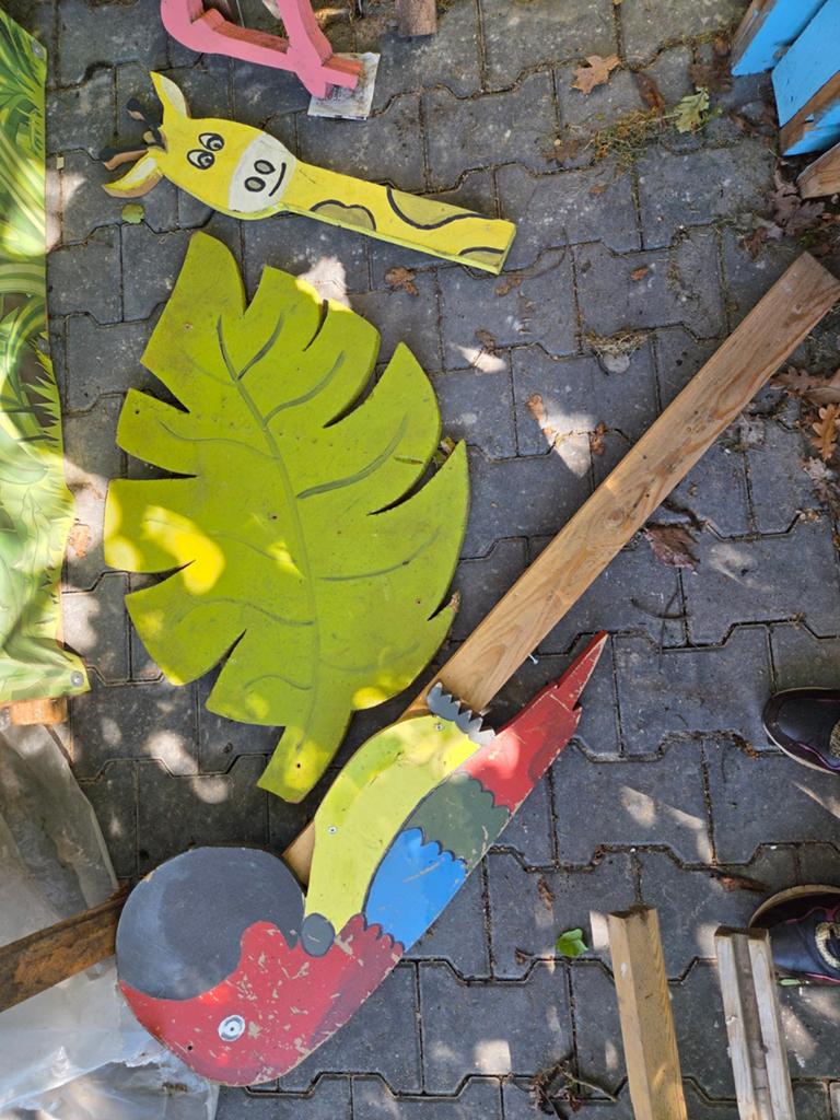 Straatversiering thema Jungle, Ophalen of Verzenden, Versiering