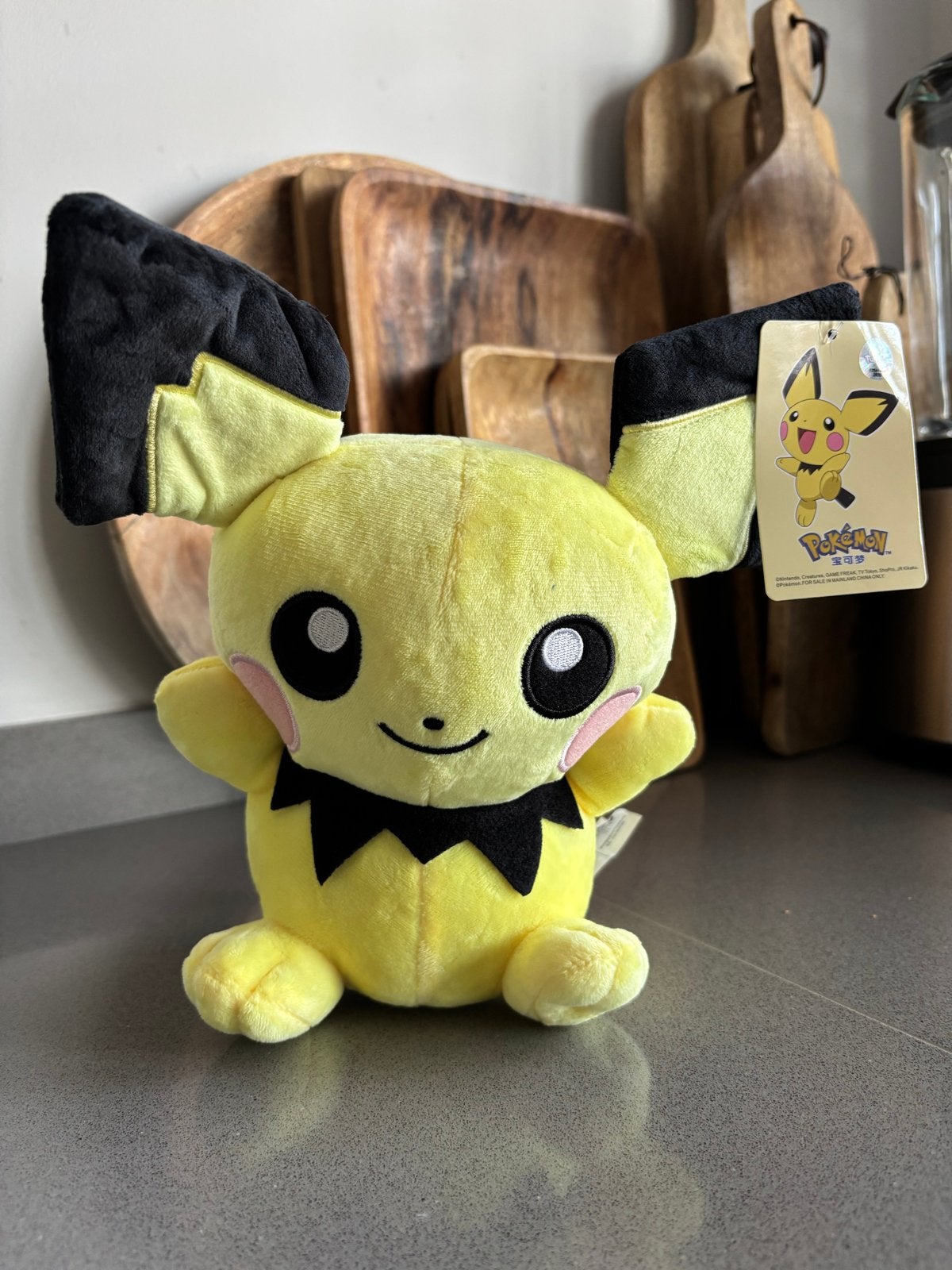 Nieuwe Pokémon Pichu knuffel, Pokemon, Geel, Overige typen, Nieuw