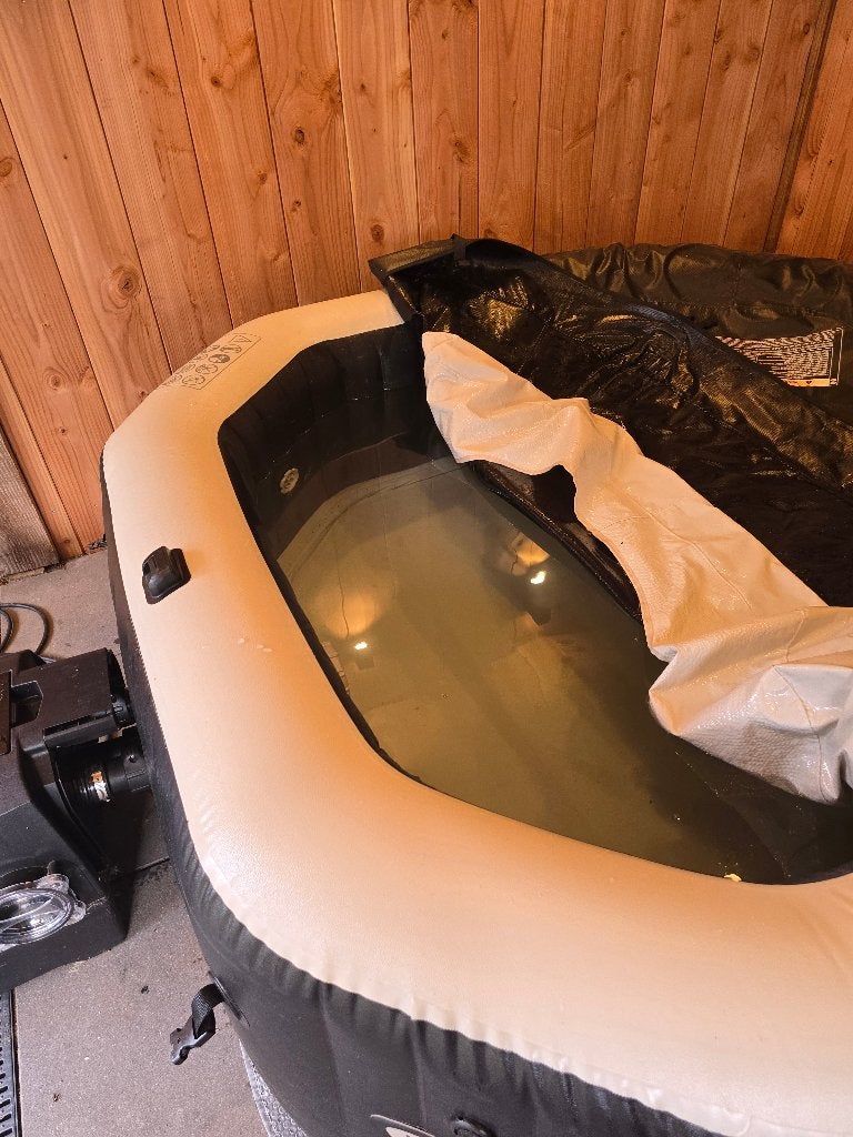 Intex pure spa, Ophalen, Zo goed als nieuw, Afdekzeil, Opblaasbaar