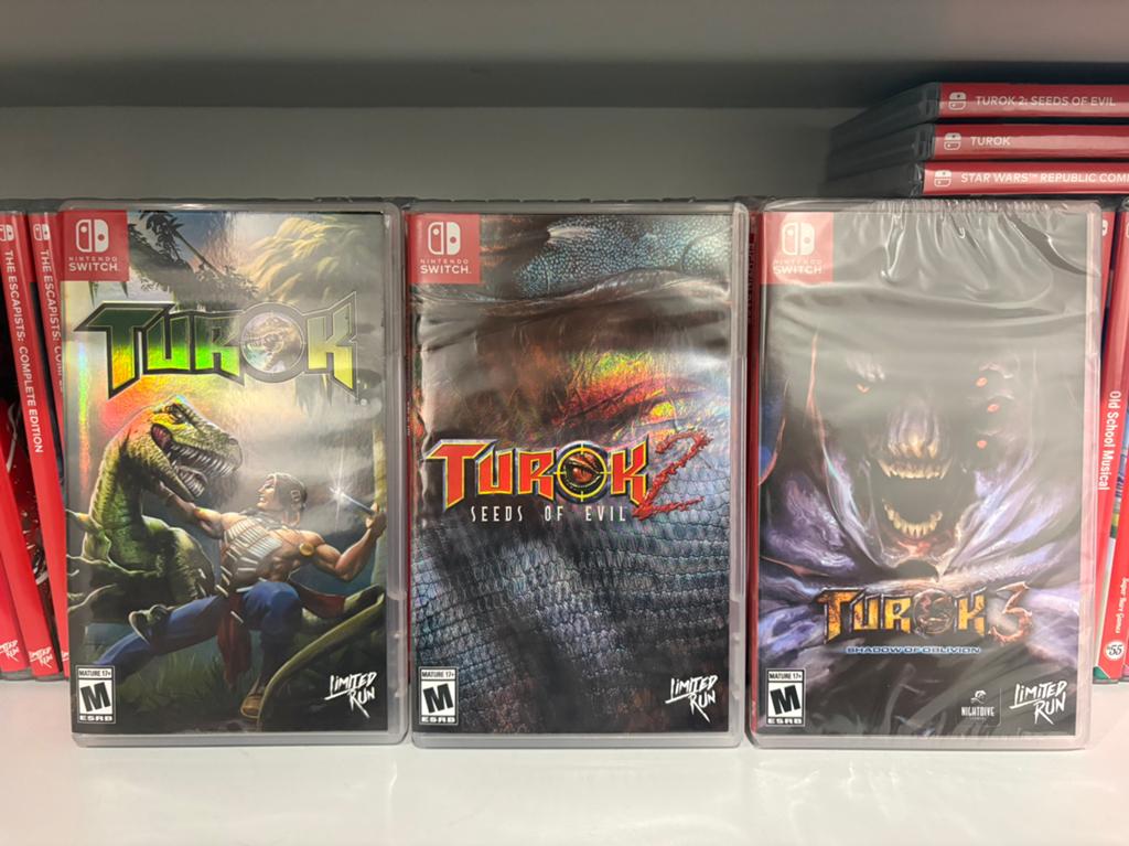 Turok 1 + 2 + 3 (Nintendo Switch) - Limited Run, 1 speler, Ophalen of Verzenden, Zo goed als nieuw, Vanaf 12 jaar