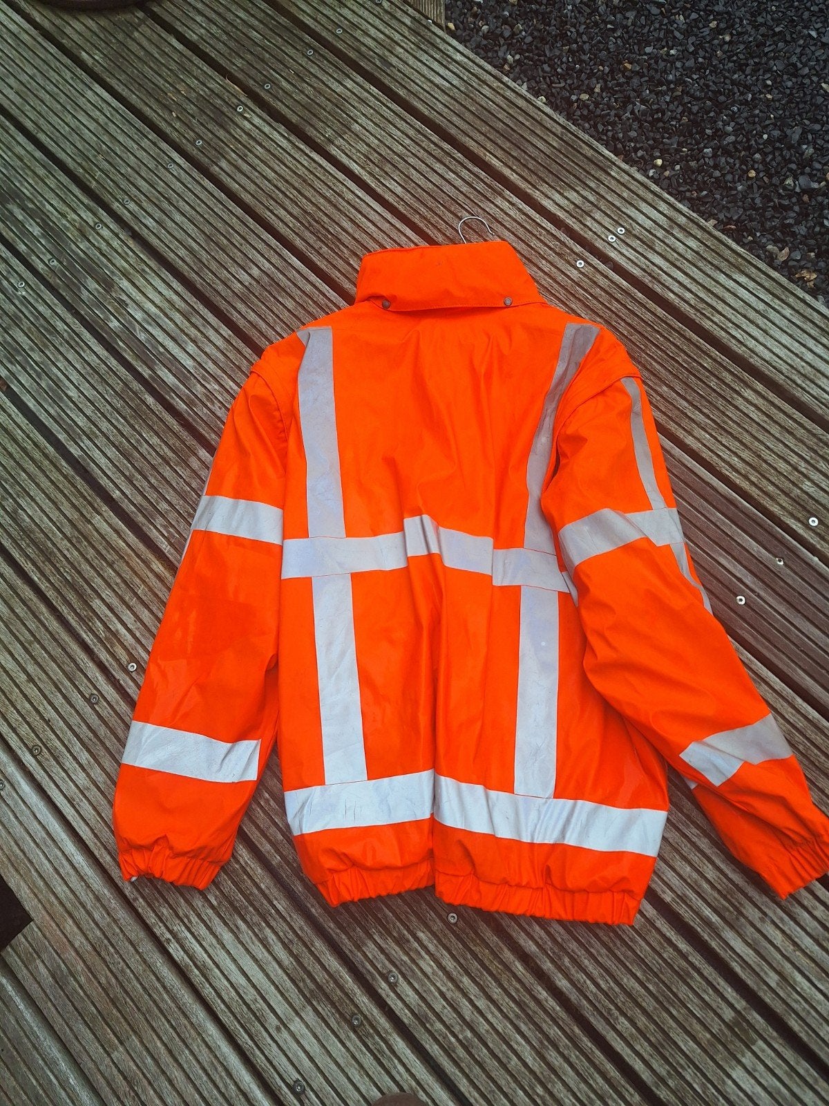 te koop reflecterende werkjas, Ophalen of Verzenden, Gebruikt, Heren, Jas