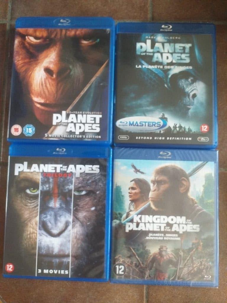 Planet of the Apes 10-Films Collectie Bluray, Engels, Actie, Ophalen of Verzenden, Zo goed als nieuw