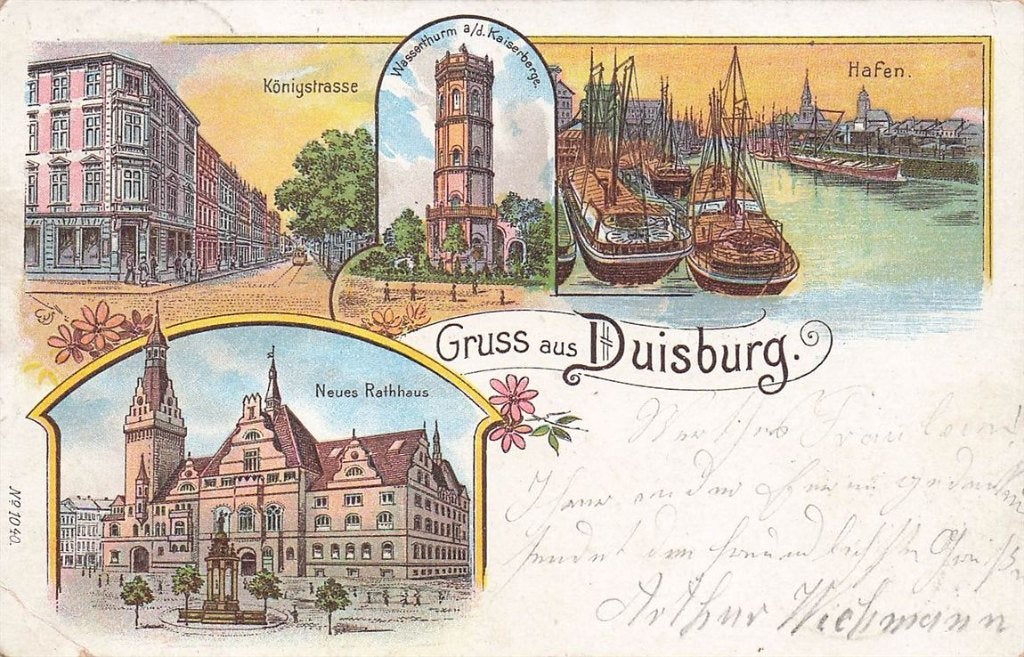 702-368-015 Duisburg, Verzenden, Voor 1920, Duitsland