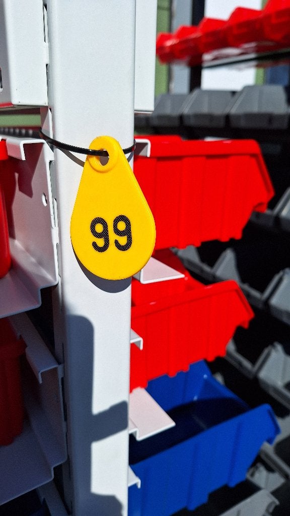 Mobiele magazijnwagen vakkenkar bakkenwagen bakkenkar, Ophalen, Transportkar, 100 liter of meer, Nieuw