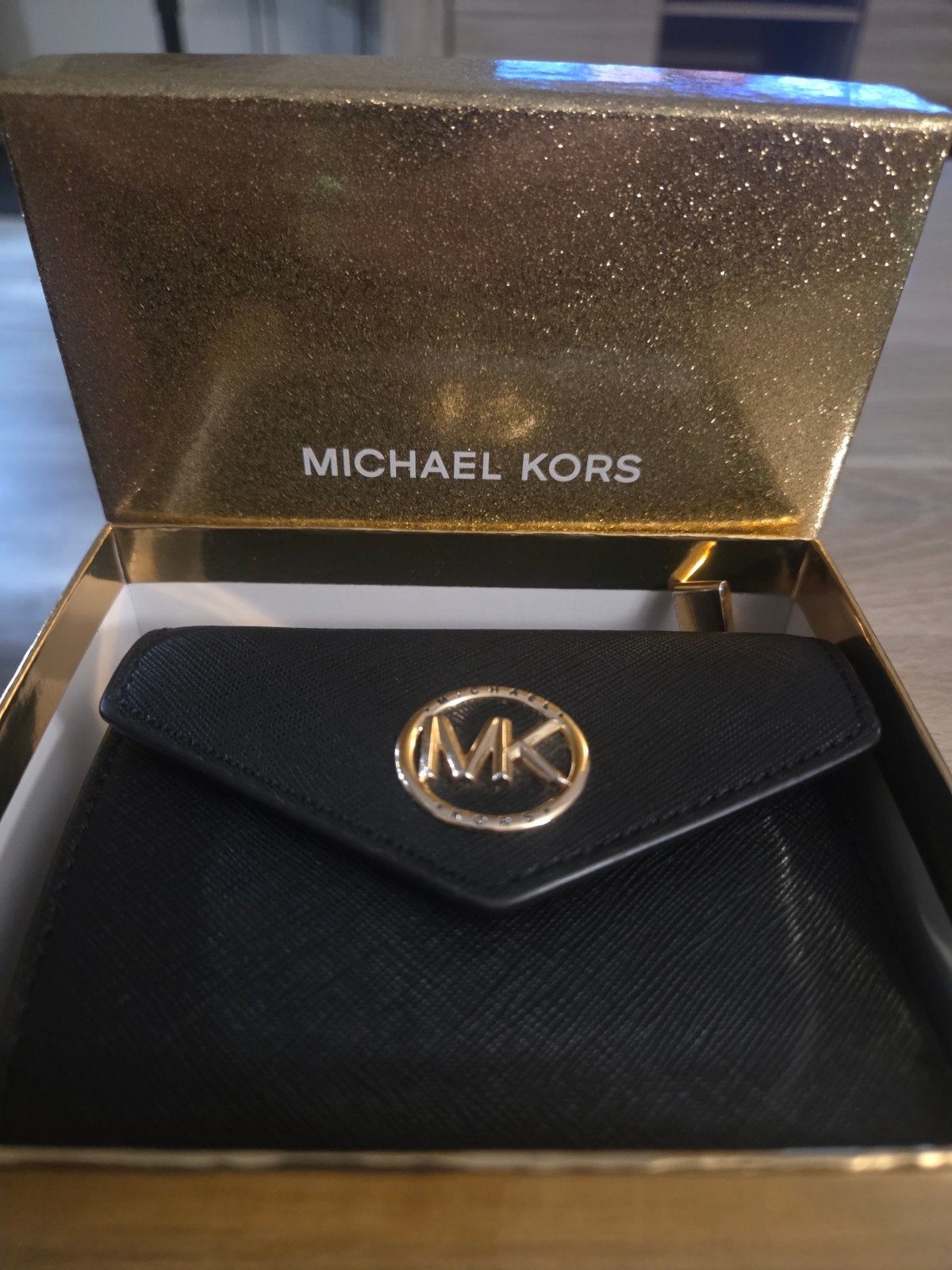 Micheal kors dames Portomonnee, Sieraden, Tassen en Uiterlijk, Portemonnees, Ophalen of Verzenden, Zo goed als nieuw, Zwart, Overige merken
