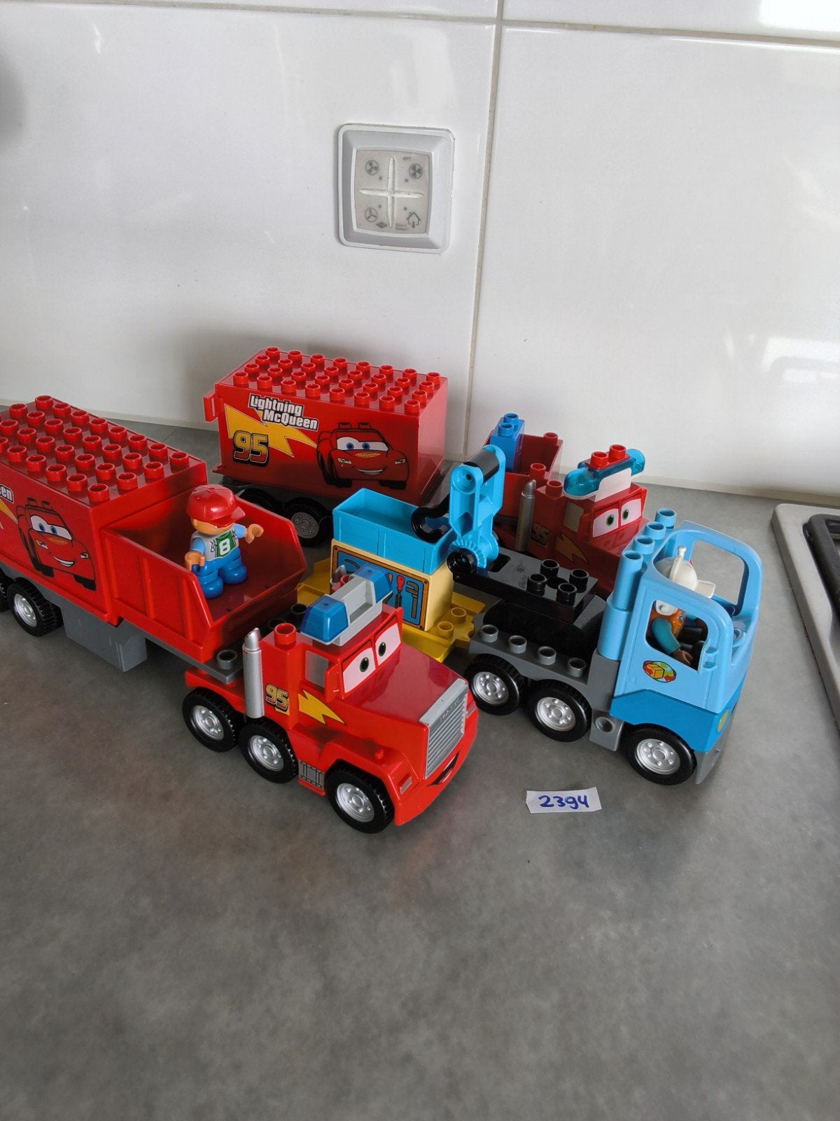 Duplo Vrachtwagen 3x, Ophalen of Verzenden, Zo goed als nieuw, Duplo