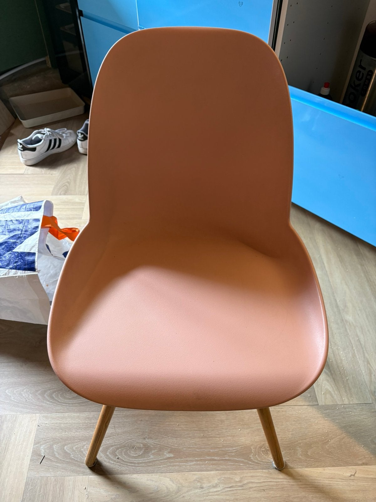 Zes eetkamerstoelen zuiver, Huis en Inrichting, Stoelen, Ophalen, Kunststof, Gebruikt, Overige kleuren
