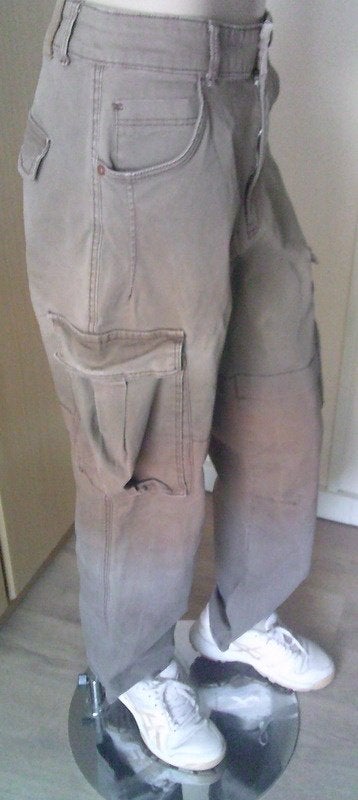 BERSHKA bruine baggy relaxed fit cargo broek maat 38, Overige kleuren, Verzenden, Bershka, W30 - W32 (confectie 38/40)