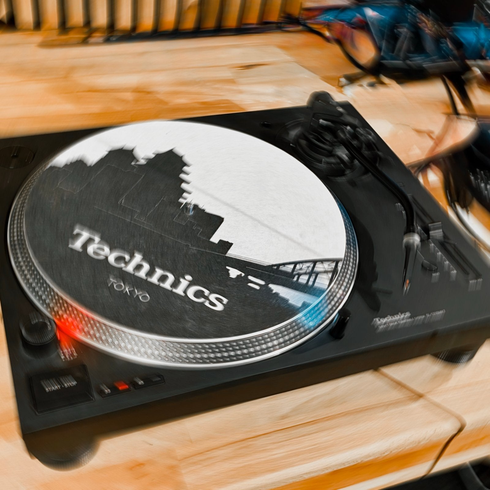 Technics SL-1200MK7 Platenspeler Zwart, Ophalen, Pitch-regelaar, Zo goed als nieuw, Platenspeler