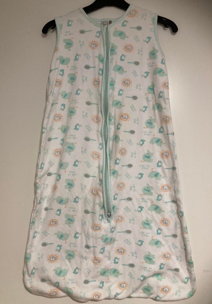 Slaapzak met leuke print maat 90 korte mouwen, Ophalen of Verzenden, Zo goed als nieuw, 85 tot 100 cm, Slaapzak