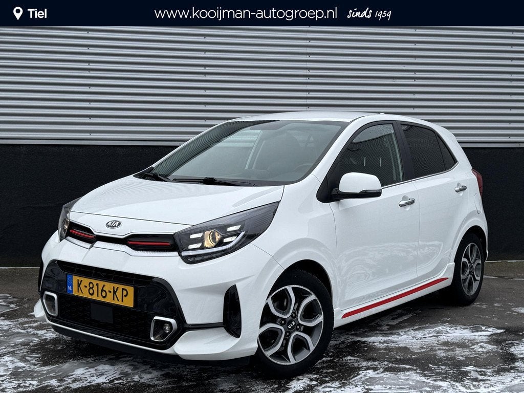 Kia Picanto 1.0 DPi GT-Line 1e eign Dealeronderhouden, Navig, Auto's, Kia, Bedrijf, Te koop, Picanto, ABS, Achteruitrijcamera