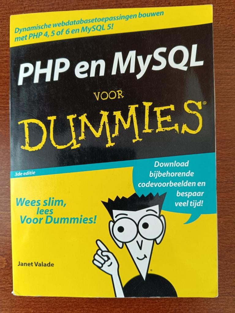Boek PHP en MySQL voor Dummies - 3e editie, Ophalen of Verzenden, Zo goed als nieuw, Internet of Webdesign, Janet Valade