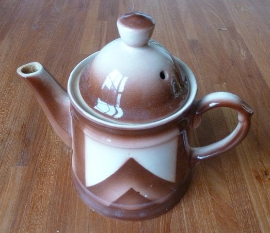 Koffiepot Melitta aardewerk vintage theepot Bunzlau, Ophalen