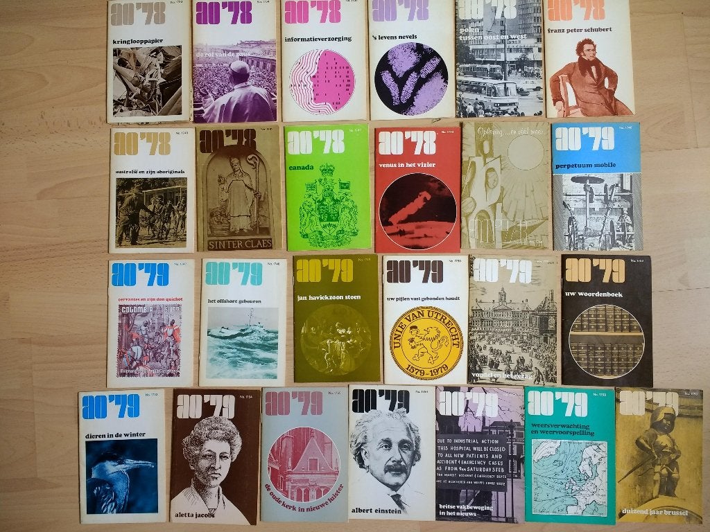 ao-reeks 1978, 1979, 1980 van Stichting IVIO, Ophalen of Verzenden, Gelezen, Europa