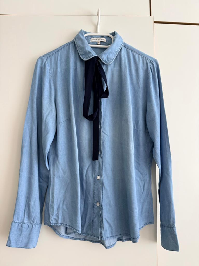 Tramontana blouse m, Kleding | Dames, Ophalen of Verzenden, Zo goed als nieuw, Maat 38/40 (M), Blauw
