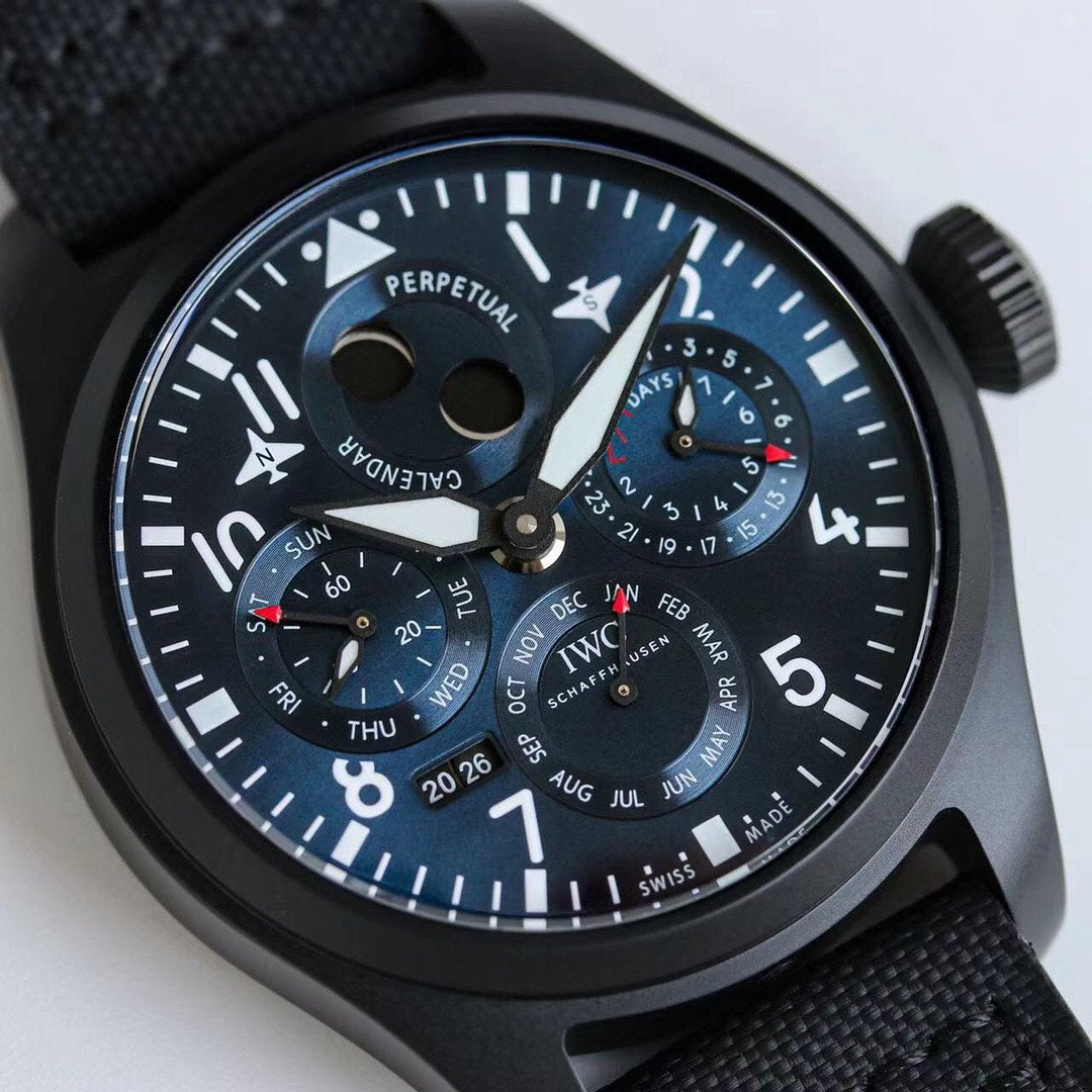 IWC Pilot's Watch Perpetual Calendar 41 mm, Ophalen of Verzenden, Overige materialen, Polshorloge, Overige merken