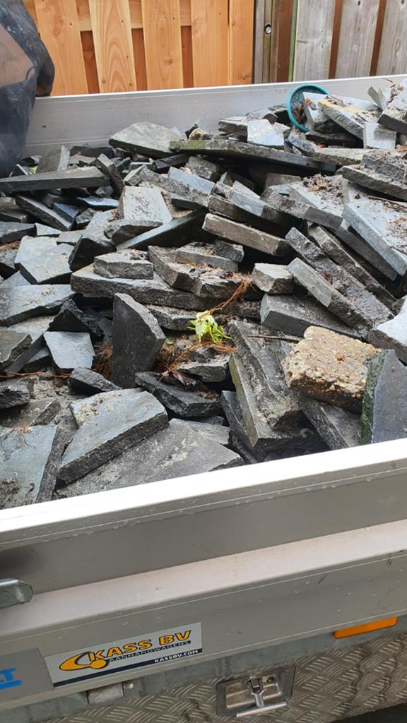 Chineese hardsteen  flagstone gratis, Minder dan 3 m³, Ophalen of Verzenden