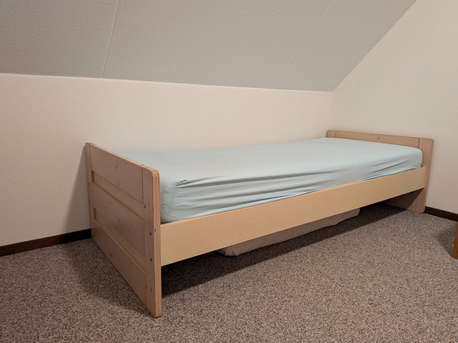 Bed (200x80), Huis en Inrichting, Slaapkamer | Bedden, Ophalen, Eenpersoons, Zo goed als nieuw, 80 cm