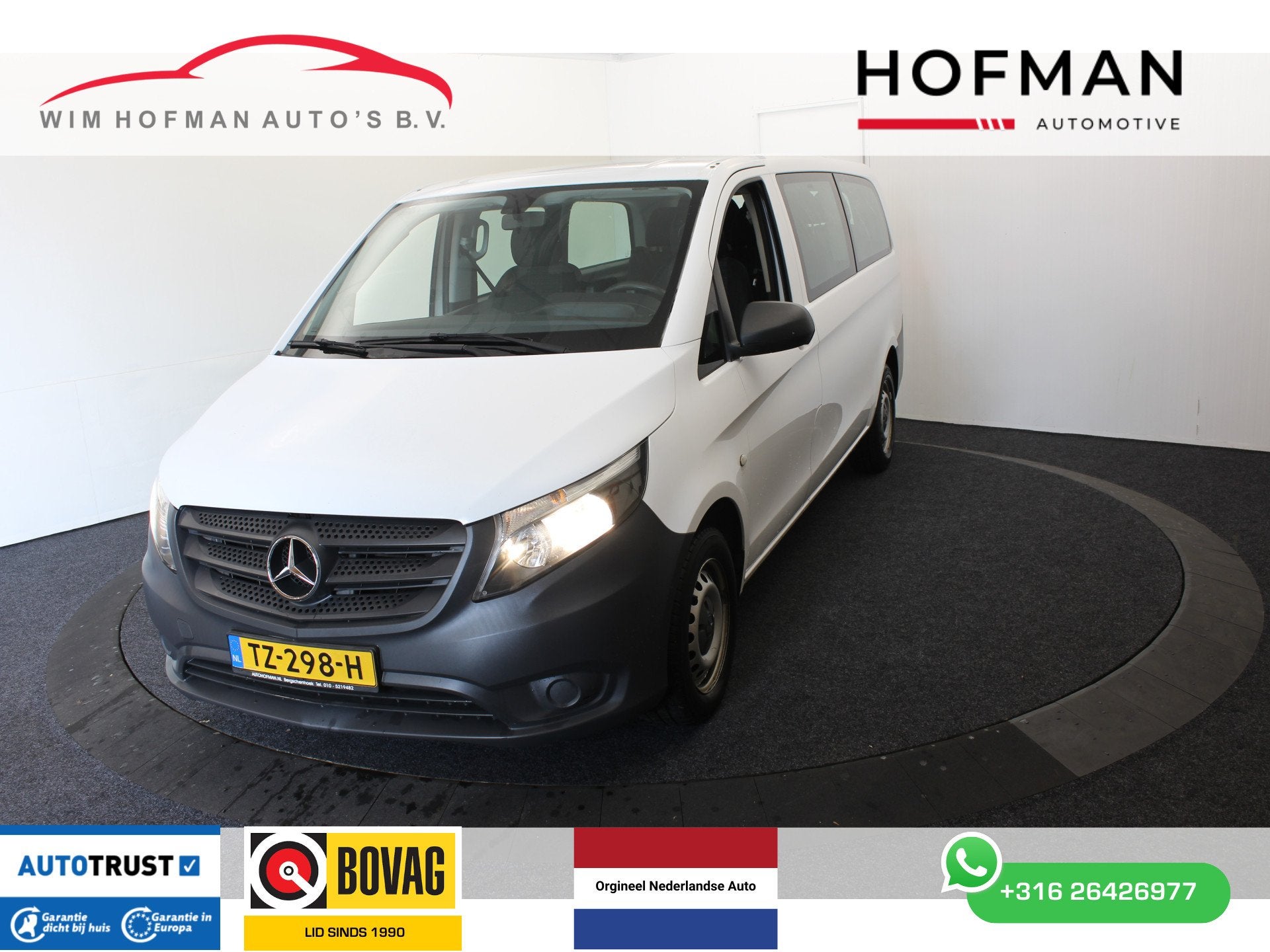 Mercedes-Benz Vito Tourer APK t/m 06-2027 109 BT Extra Lang, Auto's, Voorwielaandrijving, Gebruikt, Euro 6, 255 €/maand