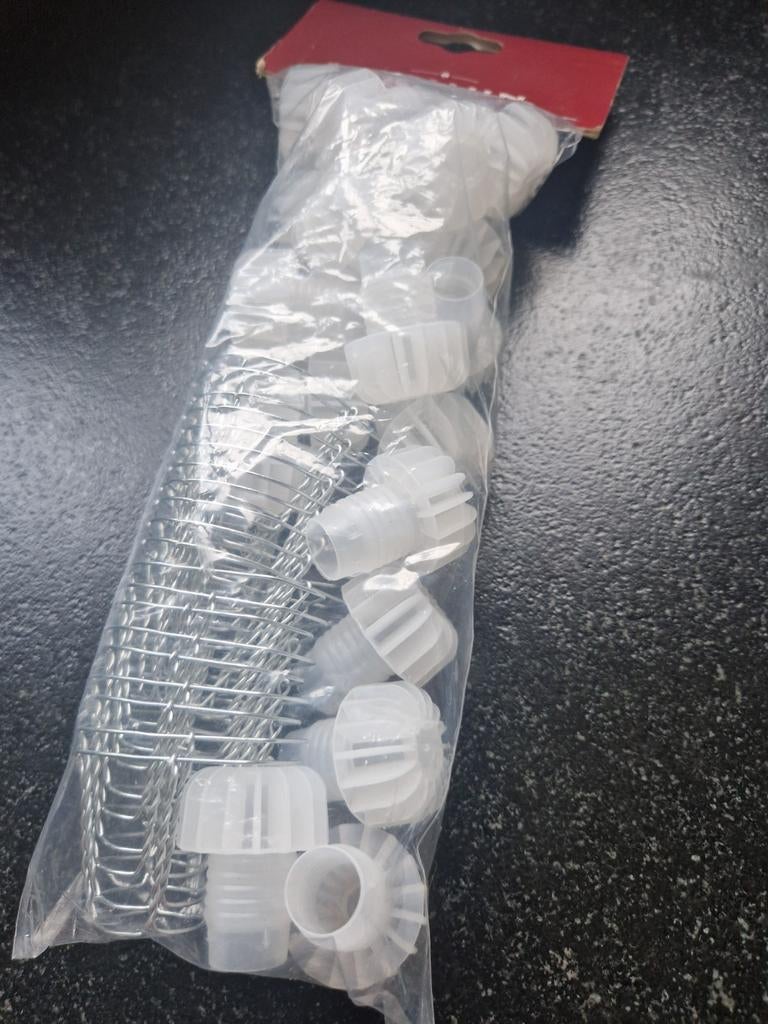 Plastic champagne kurken met metalen korfjes, Ophalen of Verzenden, Nieuw
