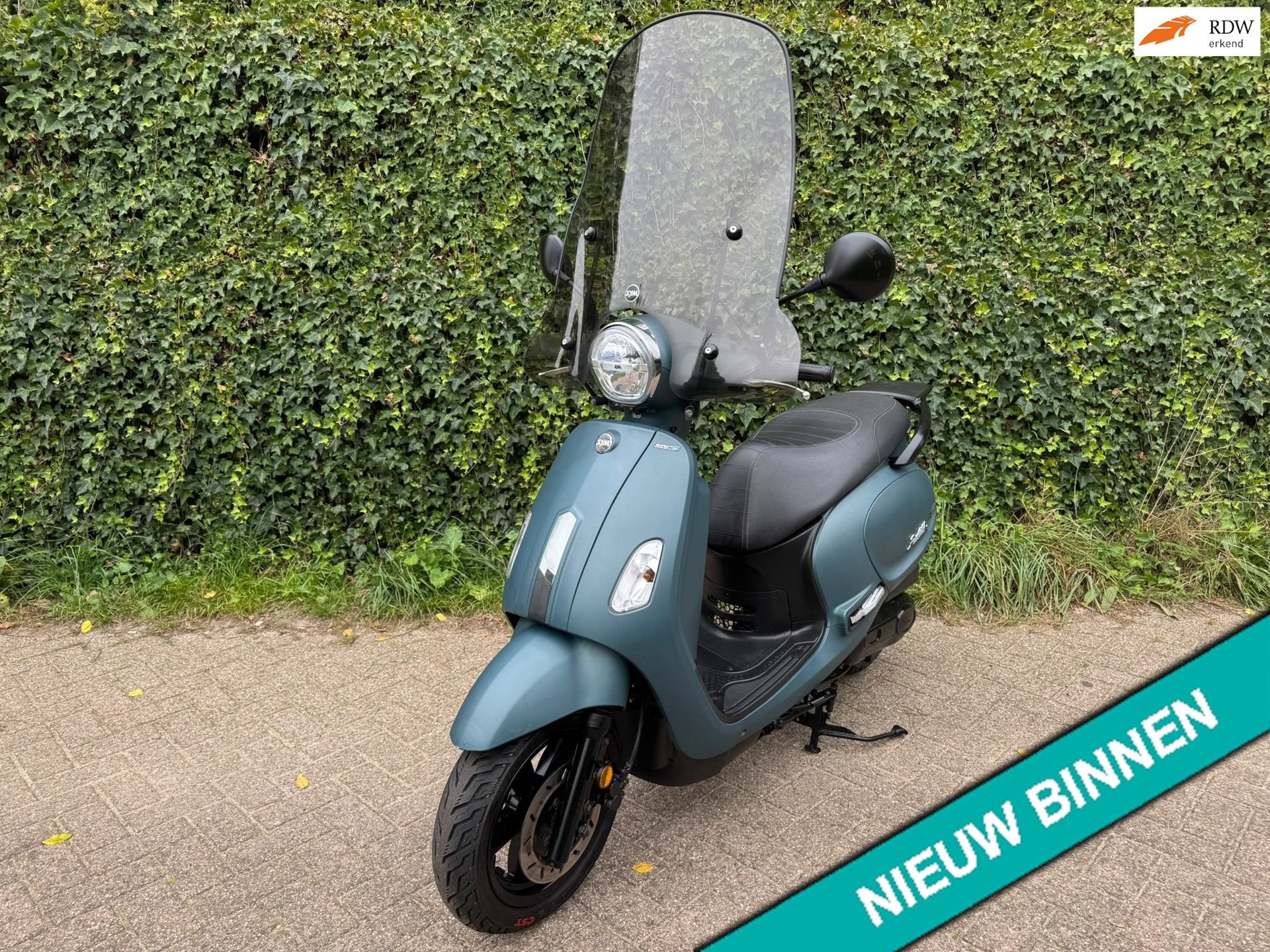 SYM Fiddle 4 45 km E5 Scooter Petrol Green BETAAL met in3, 49 cc, S, Benzine, Fiddle