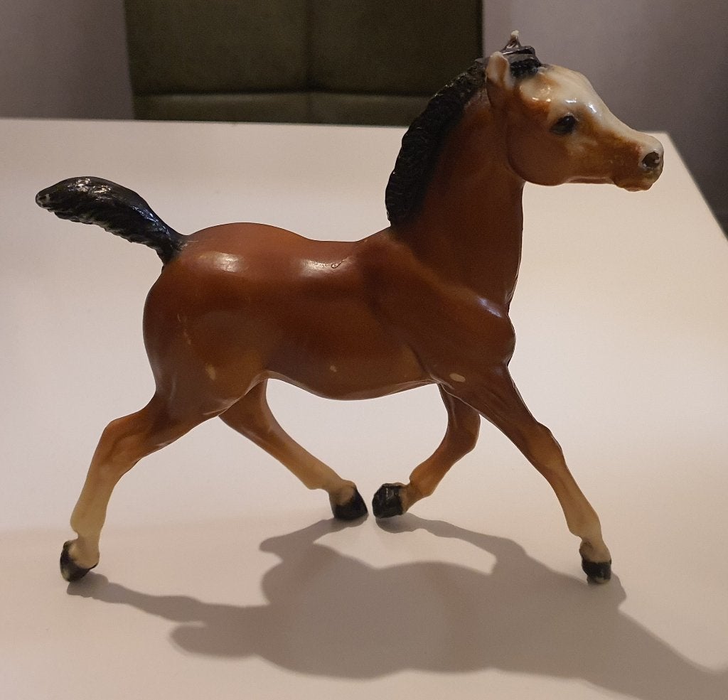 Breyer Traditional Running Foal Spice, Ophalen of Verzenden, Gebruikt, Paard, Beeldje of Figuurtje