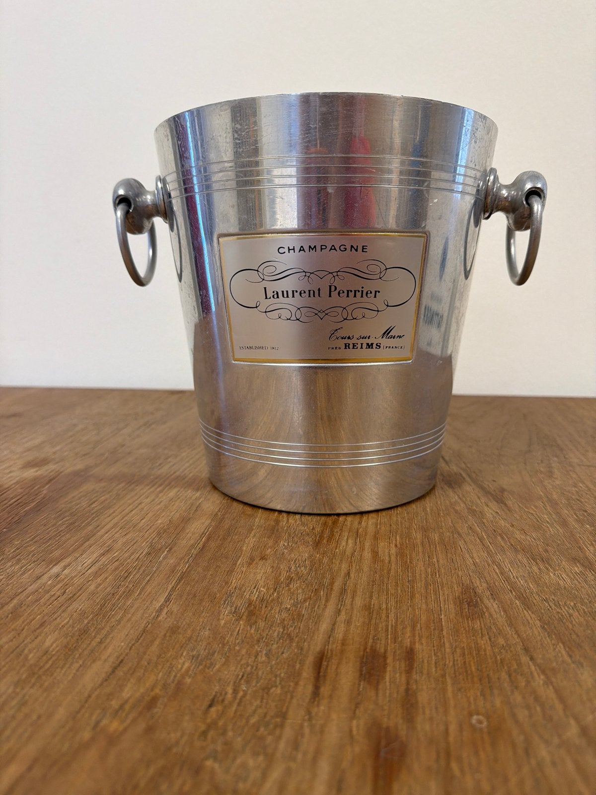 Laurent Perrier Champagne Koeler - Aluminium, Ophalen of Verzenden, Gebruikt