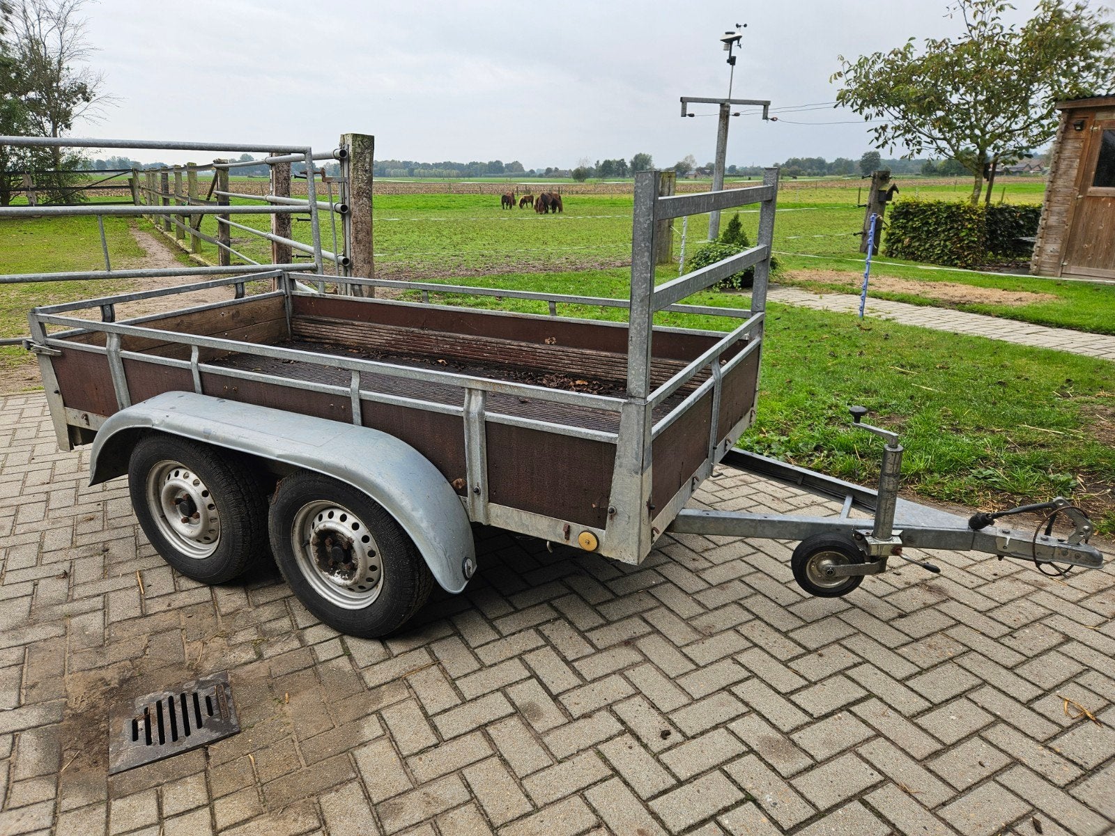 Aanhangwagen, tandemasser, 250x130, Auto diversen, Ophalen, Gebruikt
