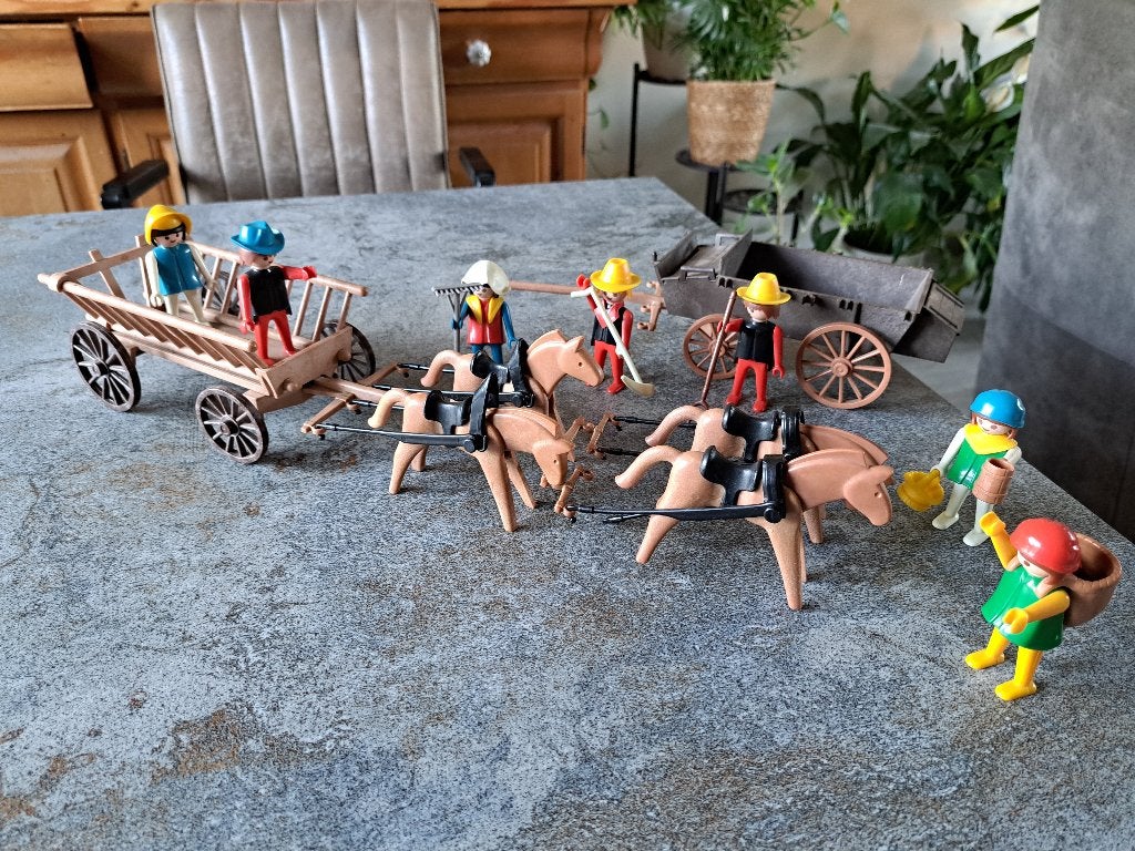 Playmobil Amerikaanse kolonisten (50jaar oud), Kinderen en Baby's, Ophalen of Verzenden, Gebruikt