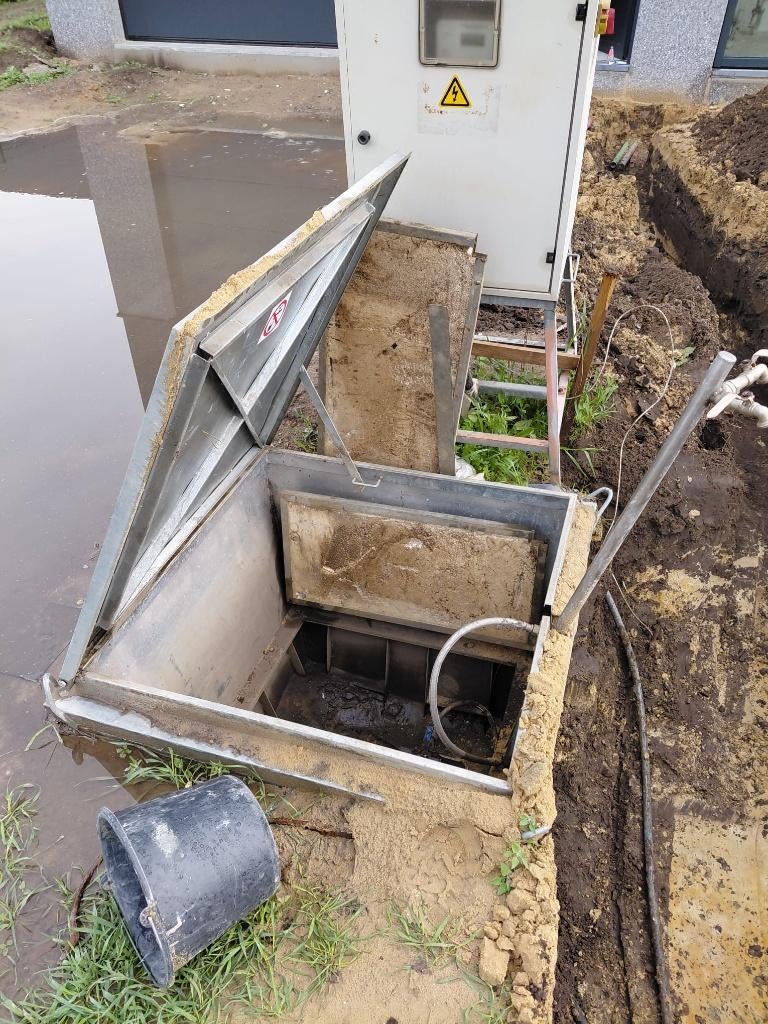 Watermeterput bouw, Ophalen, Gebruikt