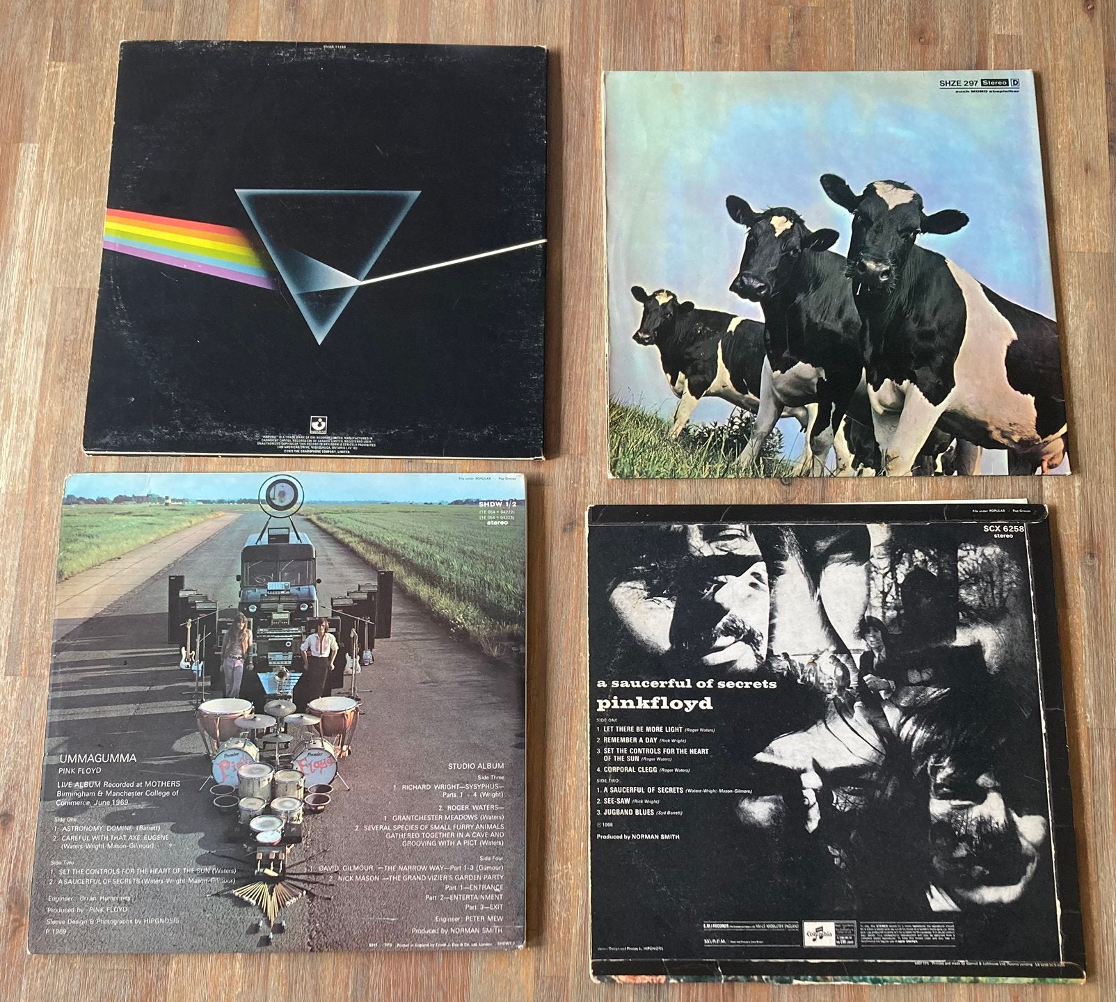 Collectie Set van 4 Pink Floyd LP’s platen, Ophalen of Verzenden, Zo goed als nieuw, 12 inch, Poprock