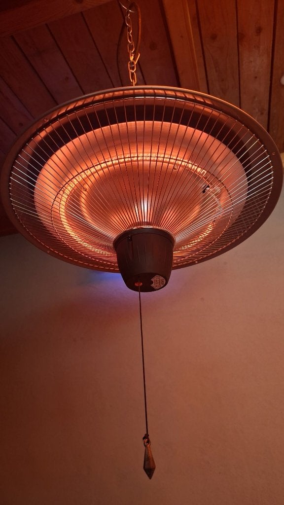 PARTYTENT HEATER, Ophalen of Verzenden, Zo goed als nieuw, Elektrisch, Plafond