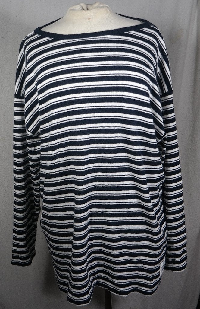 Donkerblauw-wit gestreepte trui.Mt XL.Merk Magic Simplicity, Blauw, ., Maat 46/48 (XL) of groter, Ophalen of Verzenden