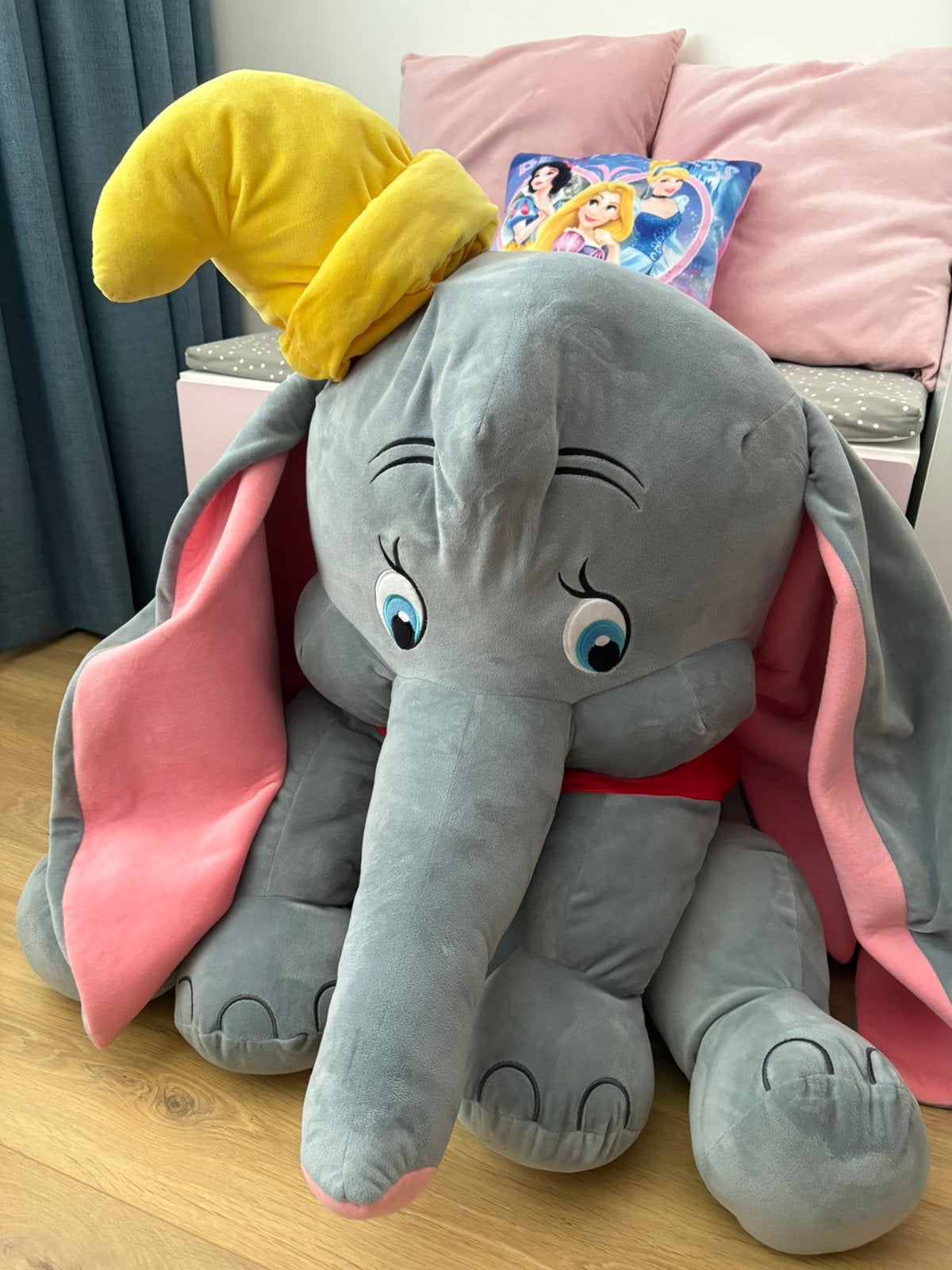 Dombo knuffel groot, in nette staat, Ophalen, Disney, Disney, Grijs